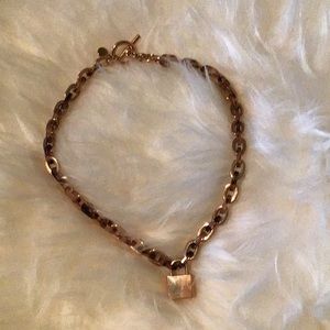 Rose gold color Michael Kors necklace